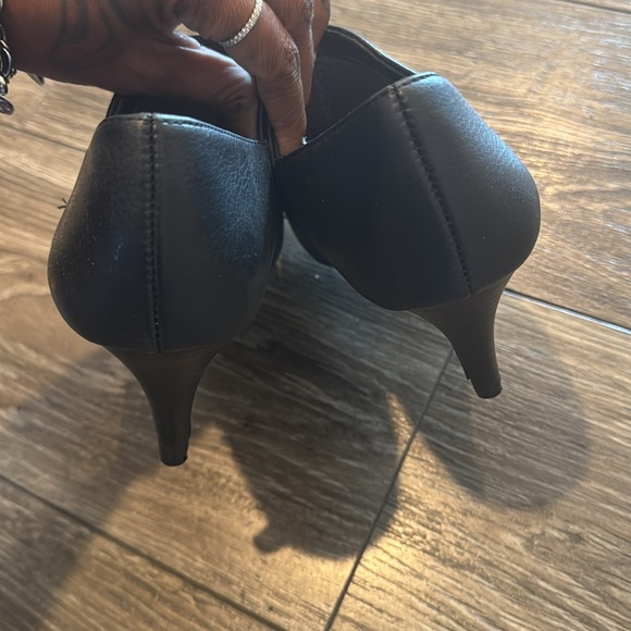 Elegant Black Women's Heeled Ankle Boots - Picture 5 of 6